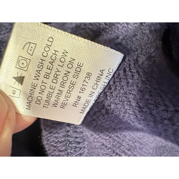 Teddy Fresh X Looney Tunes retro Embroidered Color Block Hoodie Sweatshirt XS - Picture 8 of 11